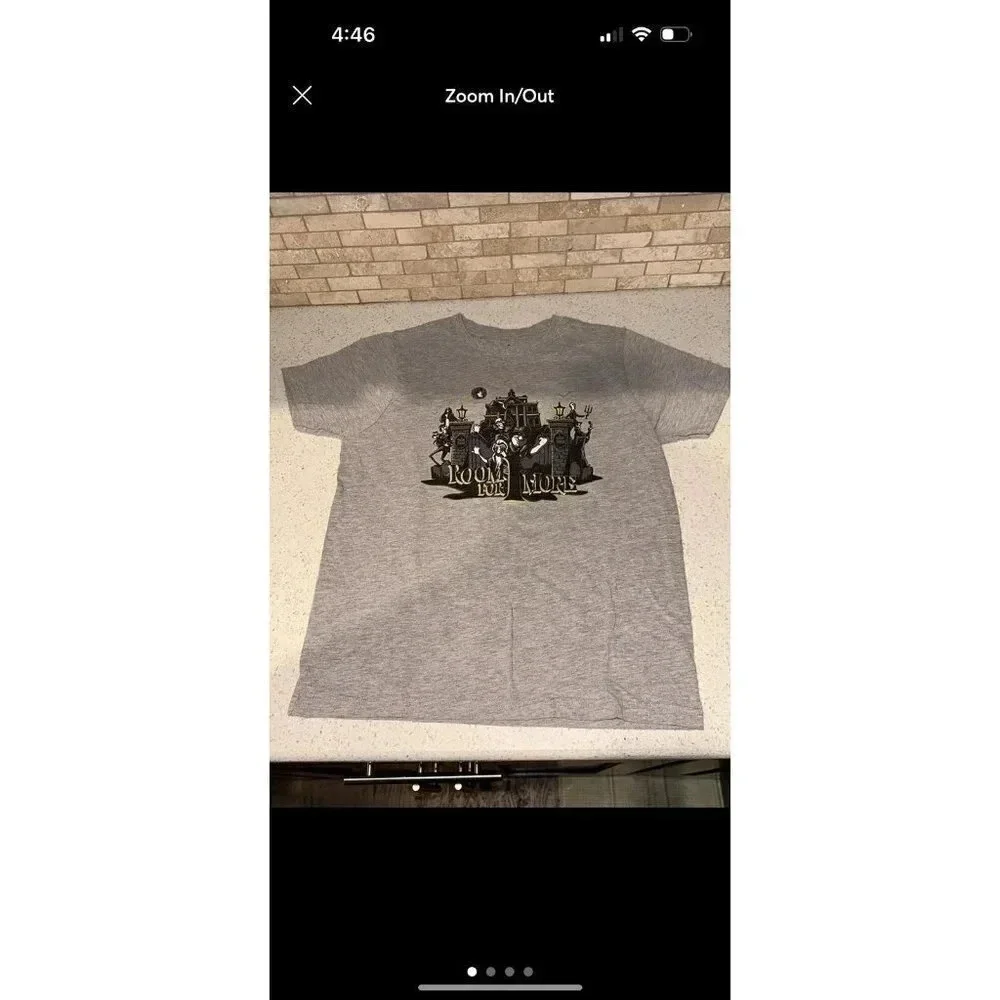 Room for 1 more haunted mansion‎ tshirt boys large Disney parks BU